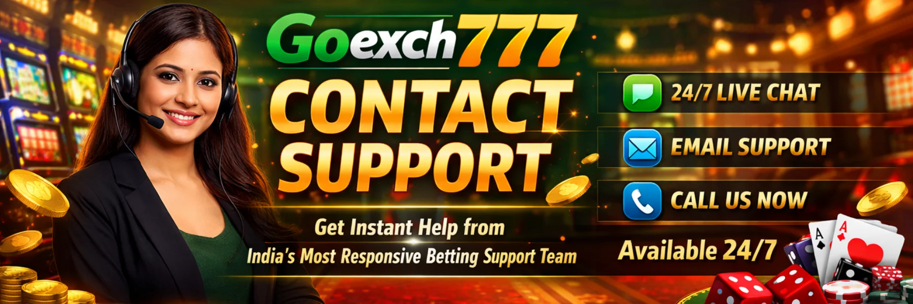 Goexch777 Contact Support – Get Instant Help from India’s Most Responsive Betting Support Team